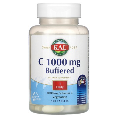 KAL C 1,000 mg Buffered, 100 Tablets
