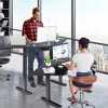 Tangkula Dual-Motor L Shaped Standing Desk Ergonomic Sit Stand Computer Workstation Black - 3 of 4