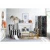 Gulches 18x73" Herero 4-Panel Decorative Room Partition, Folding Privacy Screen - 3 of 4