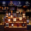 LED Lighted Liquor Bottle Display Shelf, DIY Illuminated Bottle Shelf  with App & Remote Control - 2 of 4