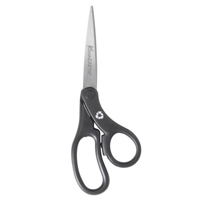 Westcott KleenEarth Basic 8" Scissors, Bent (Case of 4)