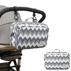 Waterproof baby print stroller bag storage hanging bag diaper bag mother and baby mommy bag - 1 of 4