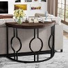 Tribesigns 43" Half Moon Console Table - 3 of 4