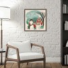 Amanti Art Winter Bliss III Snowman by Janelle Penner Canvas Wall Art Print Framed 16 x 16-in. - 4 of 4