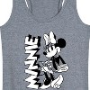 Women's - Disney - Minnie Black And White Graphic Racerback Tank - 2 of 4
