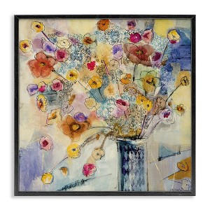 Stupell Industries Chaotic Flowers Line Drawing, 24" x 24" - 1 of 4