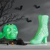 Plastic Glow Boot Figurine - Hyde and EEK! Boutique™ Neon Green - 2 of 3