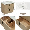 Christopher Knight Home Sephera Modern 30" Bathroom Vanity with Ceramic Sink and Drawers - 3 of 4