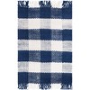 Unique Loom Eco Plaid Indoor Outdoor Washable Balmoral Plaid Washable Flatweave Woven Fringe Area Rug - 2 of 4
