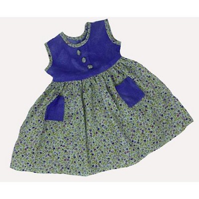 Doll Clothes Superstore Calico Tie Dye Dress Fits 18-23 Inch Big Baby Dolls