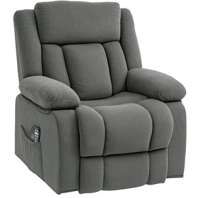 Power Lift Recliner Chair with Massage and Heat, Electric Lift Chair with Side Pockets for Elderly