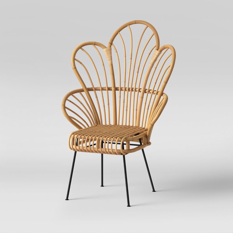 Avocet Rattan Fan Back Accent Chair - Threshold&#8482;, 4 of 13