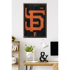 Trends International MLB San Francisco Giants - Logo 25 Framed Wall Poster Prints - 2 of 4