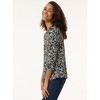 Jones New York Printed Keyhole Neckline Top - 2 of 3