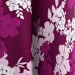 deep claret graphic bloom