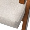 Lifestorey 7pc Felicity Modern Dining Set Colonial Oak/Beige - 4 of 4