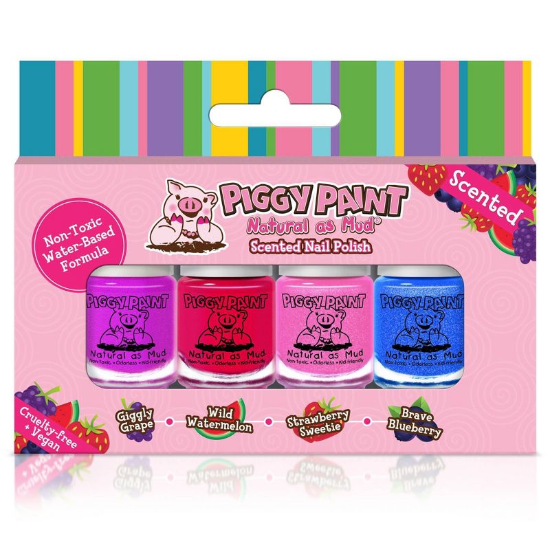 Piggy Paint Scented Nail Polish Set - 4ct, 1 of 23