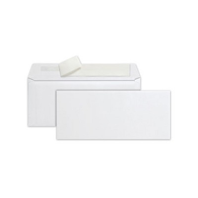 Quality Park Redi-Strip Envelope, #10, Commercial Flap, Redi-Strip Heat-Resistant Adhesive Closure, 4.13 x 9.5, White, 500/Box