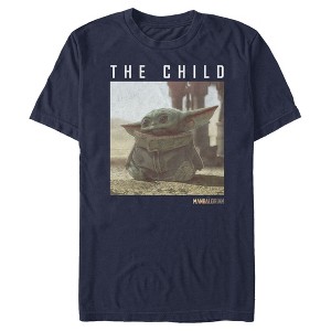 Men's Star Wars The Mandalorian The Child Frame T-Shirt - 1 of 4