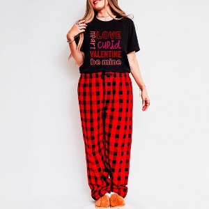 Simply Sage Market Women's Valentine's Words Pajama Set - 1 of 4