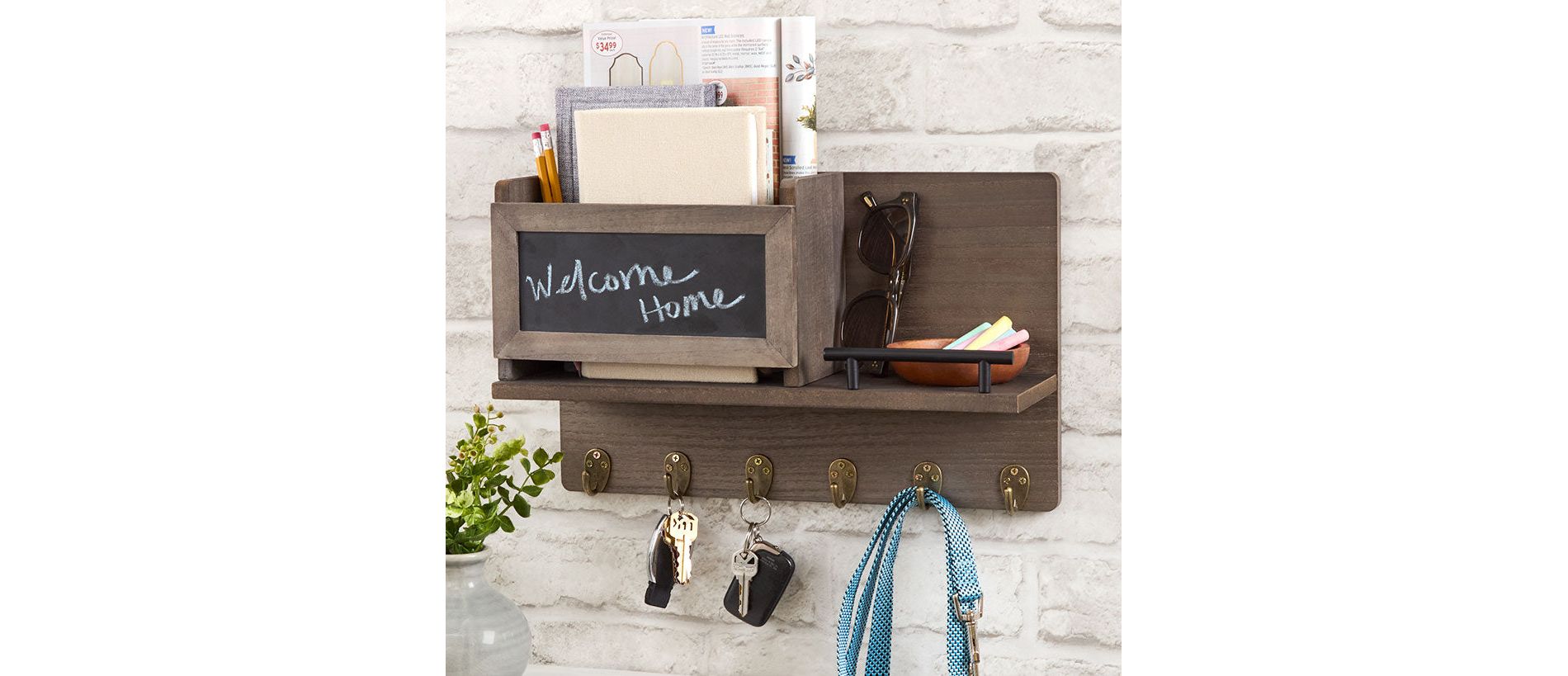 The Lakeside Collection Wall-Mounted Organizer