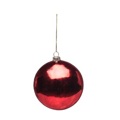 Multicolored Glass Christmas Bicycle Ornament, 4.5 Inches
