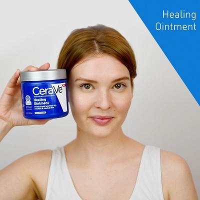 CeraVe Healing Ointment Skin Protectant, Soothes Dry, Cracked and Chafed Skin, Non-Greasy Unscented - 12oz, 2 of 18, play video