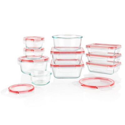 Pyrex 20pc Glass Freshlock Food Storage Set only ‼️5 containers and 8 lids‼️