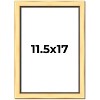 PosterPalooza | Simple Gold Picture Frame - UV Acrylic, Foam Board Backing, Hanging Hardware - 2 of 4