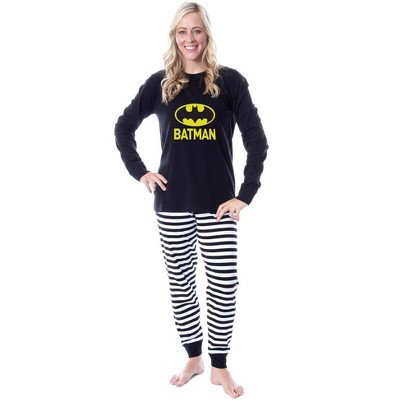DC Comics Batman Bat Signal Men's 2-Piece Tight Fit Sleep Pajama Set