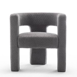 28" Wide Boucle Upholstered Square Armchair - Kinwell - 1 of 4