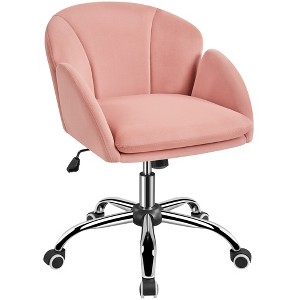 Yaheetech Modern Swivel Rolling Desk Chair with Armrests for Home Office - 1 of 4