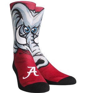 NCAA Alabama Crimson Tide - Big Al Mascot Rock 'Em Socks - 1 of 1