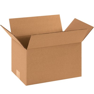 The Packaging Wholesalers Corrugated Boxes 12" x 8" x 7" Kraft 25/Bundle BS120807