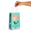 Blue Panda 24 Pack Mermaid Gift Bags with Handles for Party Favors, Kids  Birthday Decorations, 5.3 x 3.2 x 9 In