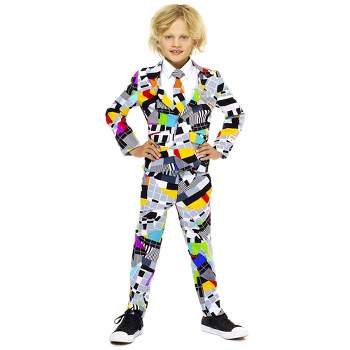 OppoSuits Printed Theme Party Boys Suits