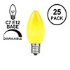 Novelty Lights Ceramic C7 Incandescent Traditional Vintage Christmas Replacement Bulbs 25 Pack - image 2 of 4