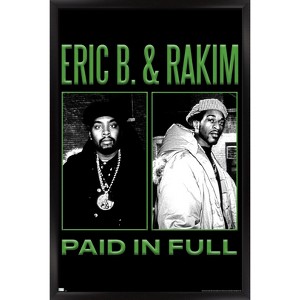 Trends International Eric B. & Rakim - Paid In Full Framed Wall Poster Prints - 1 of 4
