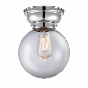 Beacon - 1 Light Flush Mount In Industrial Style-9.15 Inches Tall and 8 Inches Wide - 1 of 1