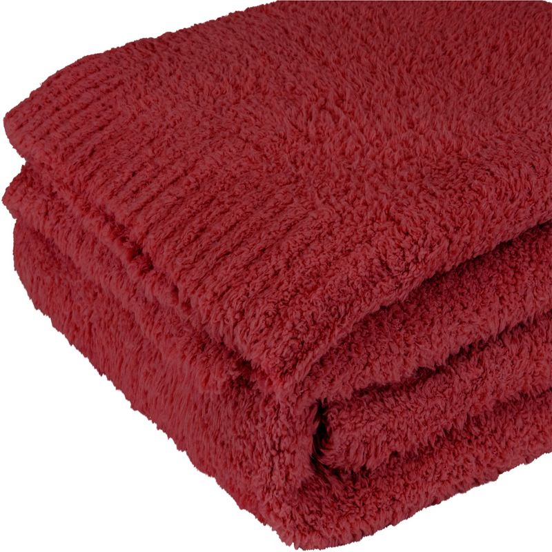 PAVILIA Plush Knit Throw Blanket for Couch Sofa Bed, Super Soft Fluffy Fuzzy Lightweight Warm Cozy All Season, 3 of 9