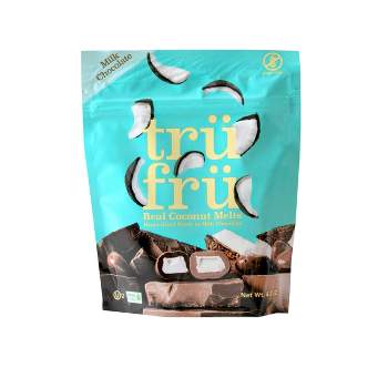 Tru Fru Hyper-Dried Coconut Melts Covered in Milk Chocolate - 4.2oz