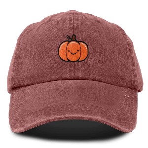Dalix Baby Pumpkin Embroidered Cotton Baseball Cap Adjustable Dad Hat Womens - 1 of 4