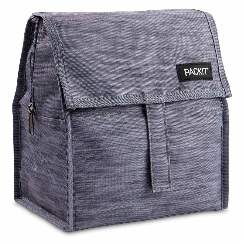 Packit Freezable Lunch Bag - Charcoal Space Dye, 4 of 11