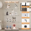 Versatile Tempered Glass Cabinet with Colorful LED Lights, Door Lock, and Adjustable Feet for Any Room - 3 of 4