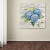 Jean Plout 'Blue Hydrangeas' Canvas Art - 3 of 3