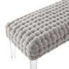 Modway Prologue Woven Performance Velvet Ottoman - 2 of 4