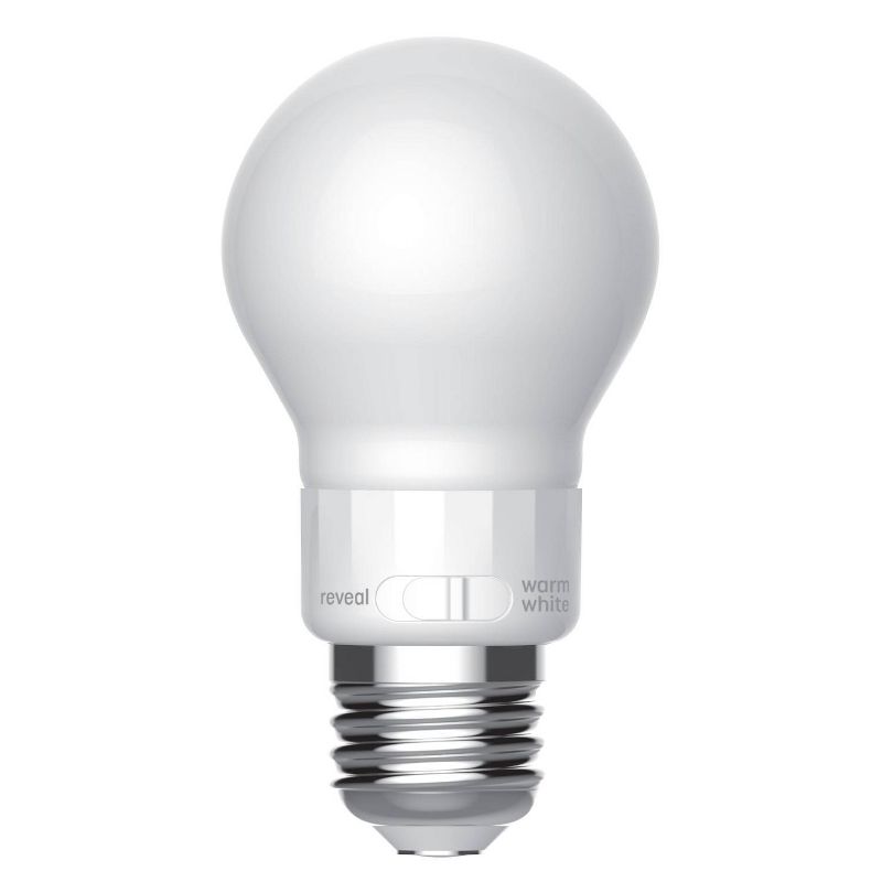 GE 2pk 2.5 Watts Color Select Warm White or Reveal Medium Base Reveal LED Light Bulbs, 4 of 7