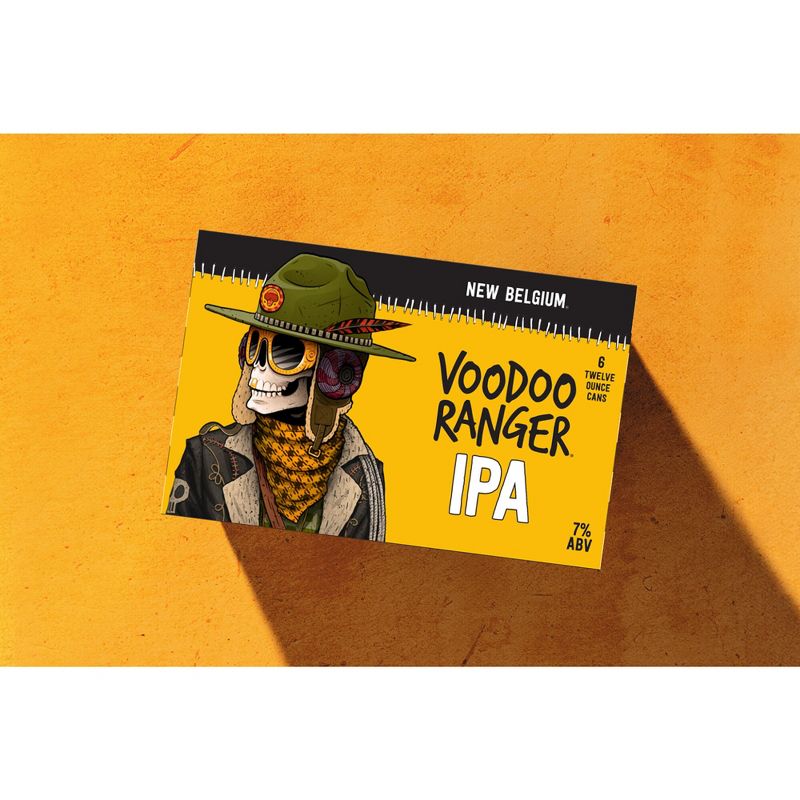 New Belgium Voodoo Ranger IPA Beer - 6pk/12 fl oz Cans, 4 of 10