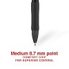 STAPLES AURA GEL RETRACTABLE PENS 0.7MM BLACK 12PK (29195) 2072167 - 3 of 4