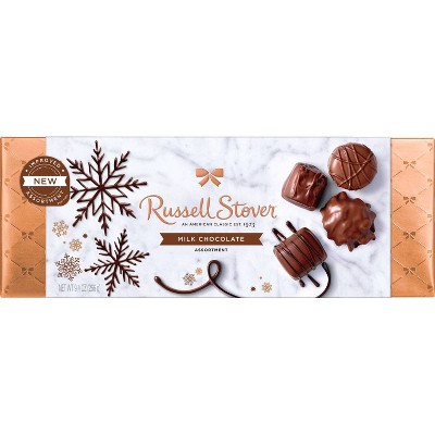 Russell Stover Holiday Milk Chocolate Gift Box - 9.4oz